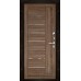 Дверь входная Nova, цвет дуб мелфорд грей софт, панель - light 2110 (зеркало) цвет серый велюр
