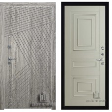 Дверь входная Nova, цвет дуб мелфорд грей софт, панель - 62001 цвет светло-серый серена