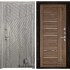 Дверь входная Nova, цвет дуб мелфорд грей софт, панель - light 2110 (зеркало) цвет серый велюр +5 900 р.