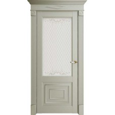 Дверь межкомнатная Florence 62002 Светло-серый Серена Остекленная