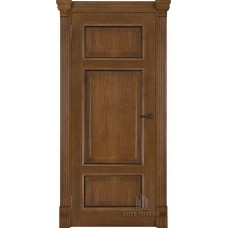 Дверь межкомнатная Гранд 3 (широкий фигурный багет) Дуб Patina Antico Глухая
