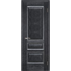 Дверь межкомнатная Вена 1900 Черная патина Глухая