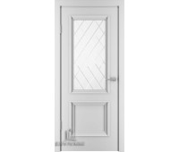 Дверь межкомнатная Бергамо 4 эмаль белая (ral 9003)