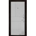 Дверь входная Nova, цвет дуб мелфорд грей софт, панель - fusion цвет chiaro patina argento (ral 9003)