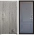 Дверь входная Nova, цвет дуб мелфорд грей софт, панель - perfecto цвет серый бархат +10 500 р.