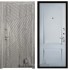 Дверь входная Nova, цвет дуб мелфорд грей софт, панель - perfecto цвет светло-серый бархат +10 500 р.