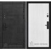 Дверь входная Флагман Доминион, цвет Бетон черный, панель - Флагман Доминион цвет Белый матовый МДФ 6 мм